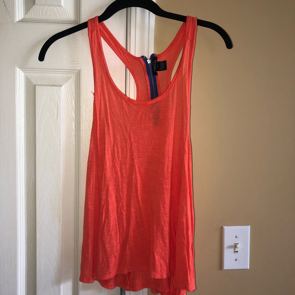 rue 21 orange tank top